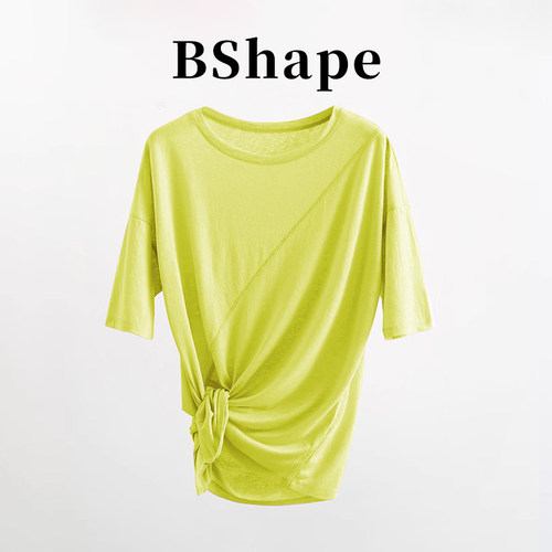 【BS】&5299瑜伽服T恤跑步运动外穿休闲透气速干短袖罩衫