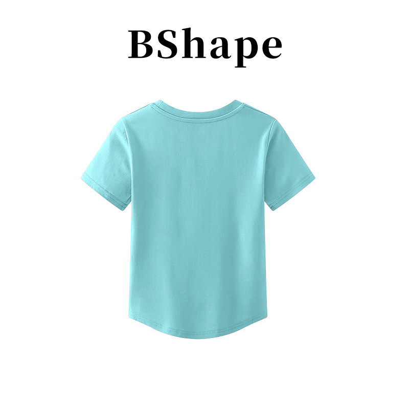 【高定】&5119圆领鱼骨短袖T恤女修身显瘦百搭上衣多巴胺穿搭,运动/瑜伽/健身/球迷用品,瑜伽t恤,淘宝优惠券,粉丝福利购,淘宝优惠卷