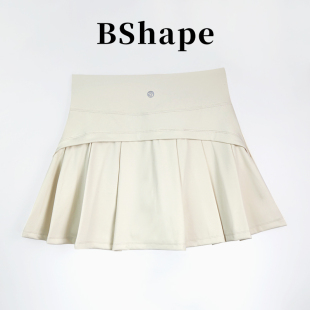 BShape千金裙 空气层运动百褶裙休闲户外跑步骑行防走光网球裙082