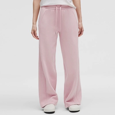 美式加绒直筒裤休闲卫裤显瘦秋冬时尚好看又百搭保暖高腰scuba