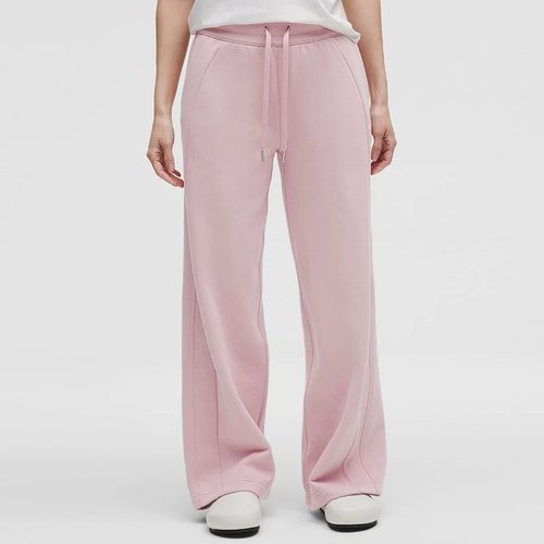 美式加绒直筒裤休闲卫裤显瘦秋冬时尚好看又百搭保暖高腰scuba