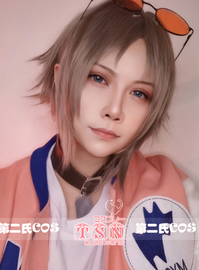 【第二氏】 vtuber彩虹社 Mysta  新成员反翘发窝短发COS假发 J92
