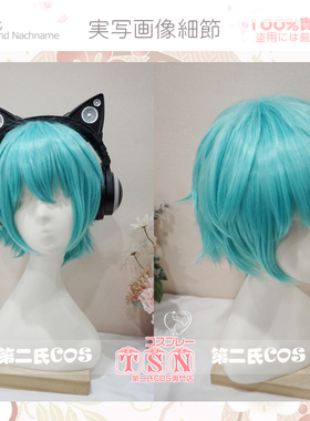 【第二氏】V家 初音MIKU 性转 mikuo 男 公式款COS假发 U71