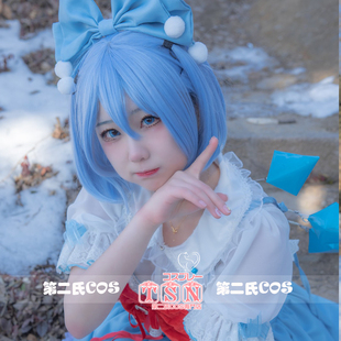 第二氏 琪露诺 东方project 林大B的漫画 萌娘加厚假发COS假发804