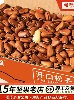 诺诺多滋开口松子2026新货东北特大颗粒原味坚果正品官方舰旗店