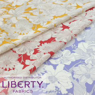 英国正品liberty100支Tana棉面料手工DIY时装布料加布里埃拉花影
