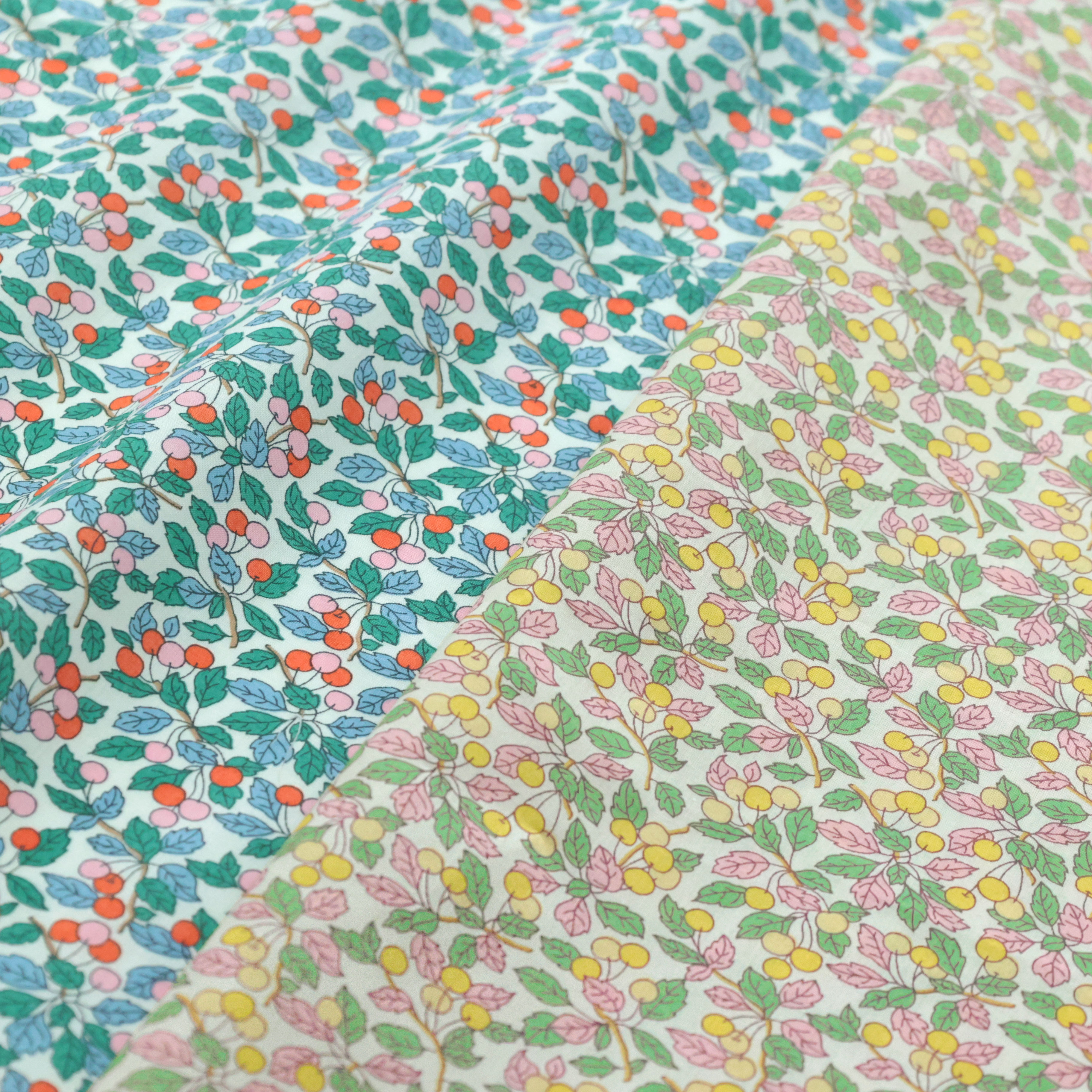 英国正品liberty面料100支lawn长纤棉手工柔软服装布料科林的果园,居家布艺,海绵垫/布料/面料/手工diy,淘宝优惠券,粉丝福利购,淘宝优惠卷