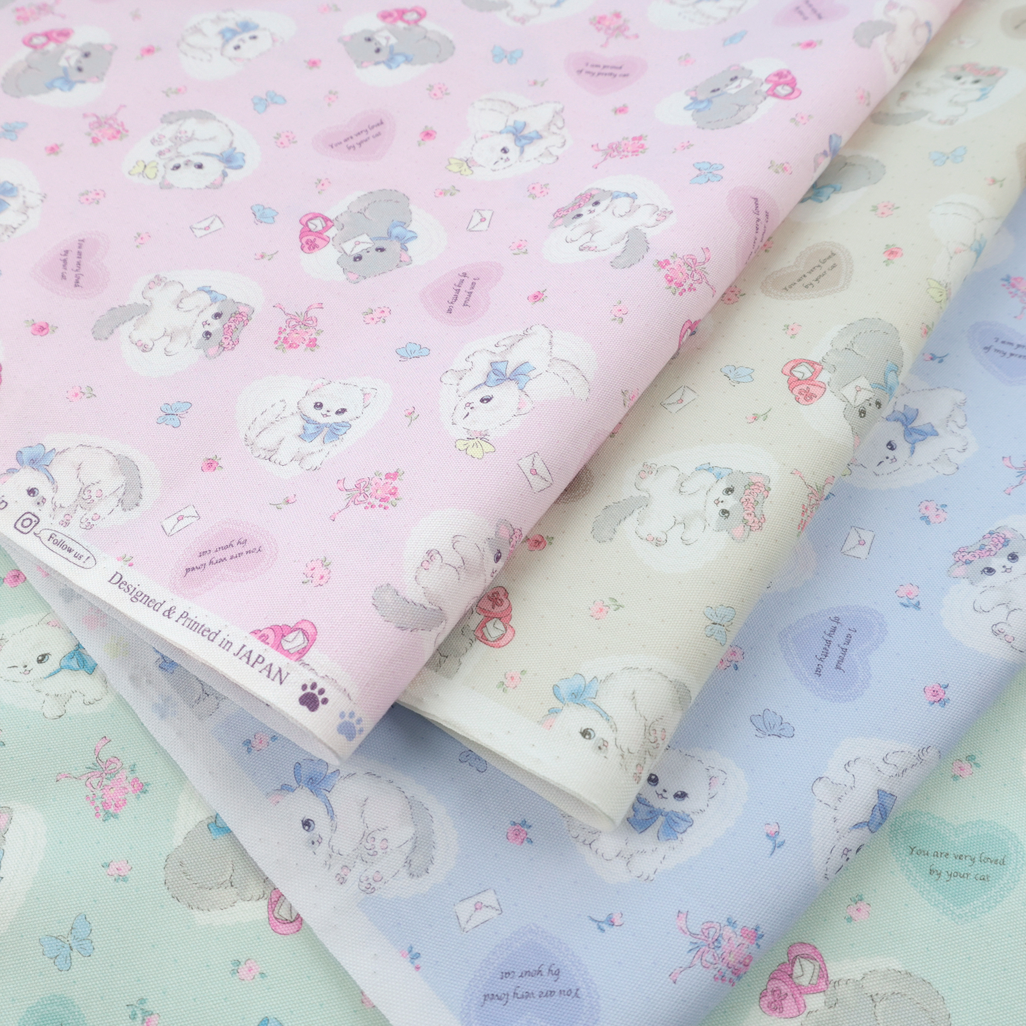 日本cosmo牛津棉面料DIY服装布艺