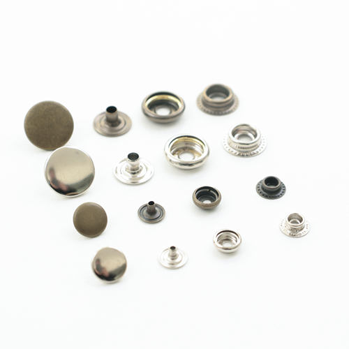 happyberry金属四合扣银色子母扣