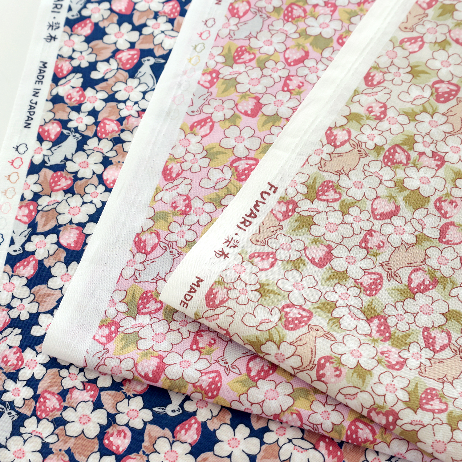 日本进口fuwari20支纯棉服装面料