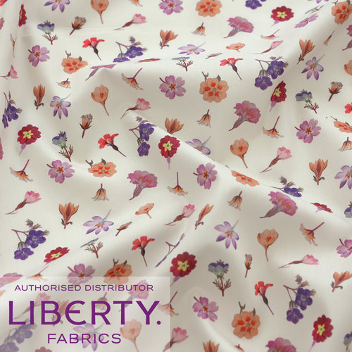英国正品liberty100支Tana棉面料手工DIY连衣裙衬衫布料德文花语