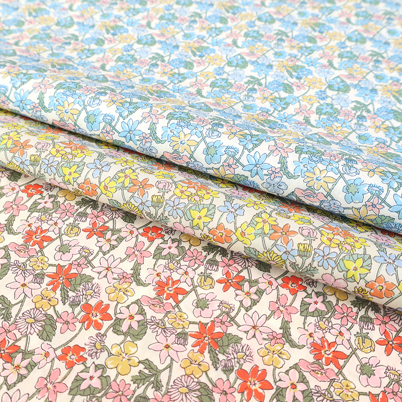 英国进口清新纯棉服装裙子布料