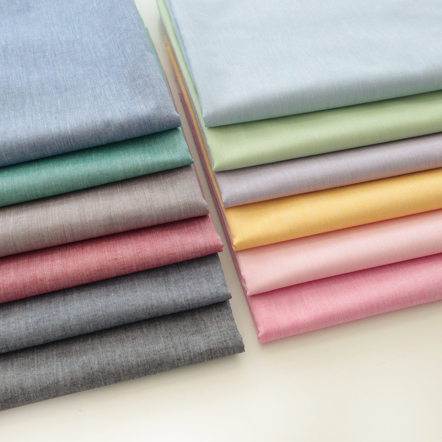 日本进口40支色织清原纯棉面料手工舒适亲肤居家简约服装布料纯色,居家布艺,海绵垫/布料/面料/手工diy,淘宝优惠券,粉丝福利购,淘宝优惠卷