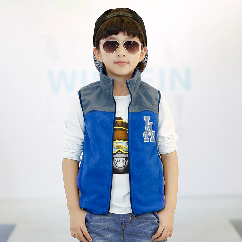 Gilet garcon WISEFIN en flanelle - Ref 2067540 Image 3