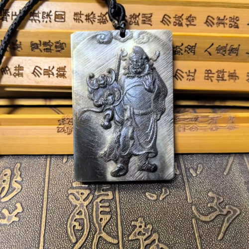 黑驴蹄钟馗吊坠牌子道家文玩无事