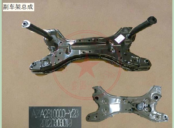 适用于长城炫丽 哈弗m4m2酷熊 腾翼c30c20凌傲前元宝梁副车架总成