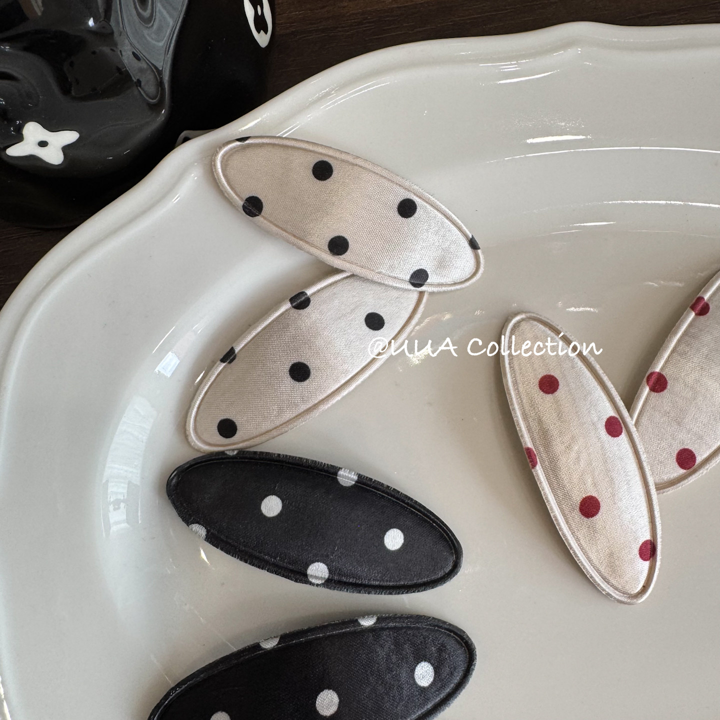 波点韩国ins博主推荐百搭椭圆发夹简约百搭可爱边夹女孩刘海bb夹,童装/婴儿装/亲子装,发饰,淘宝优惠券,粉丝福利购,淘宝优惠卷