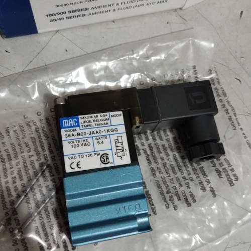 MAC电磁阀36A-B00-JAA0-1KGG实物拍摄320议价。