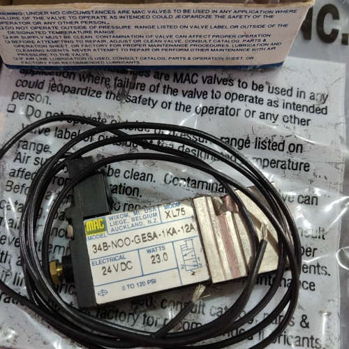 MAC电磁阀34B-NOO-GESA-1KA-12A，1个4议价。