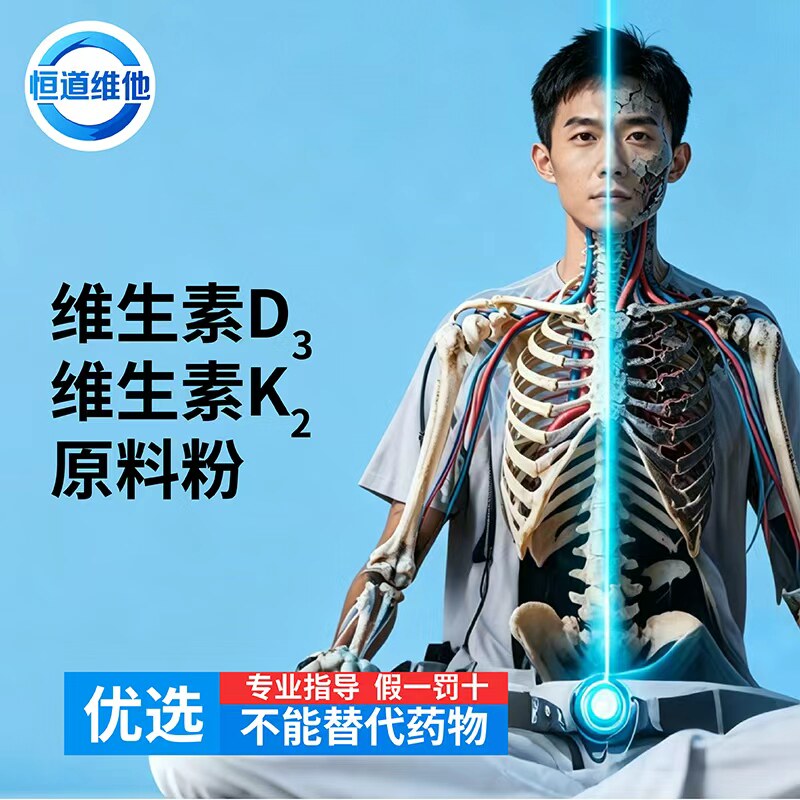 维生素D3 k2 食品级原料粉 dk、adk代灌胶囊