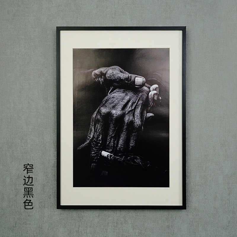 简约现代铝合金艺术摄影展相框作品展示装饰画框裱框架展览海报框