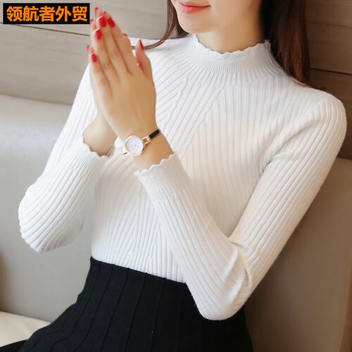 winter clothes for women tops turtlene sweater shirt ladies - 封面