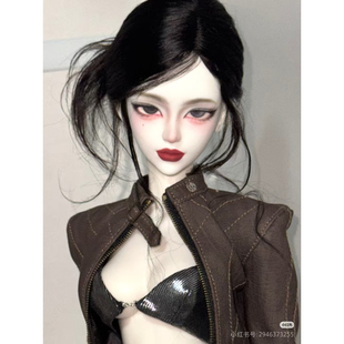 灰羽人形正版SD/BJD娃娃3分若青女娃单素头可动关节树脂头