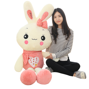 兔子公仔儿童毛绒玩具抱枕大号流氓兔布娃娃白兔玩偶生日礼物女生