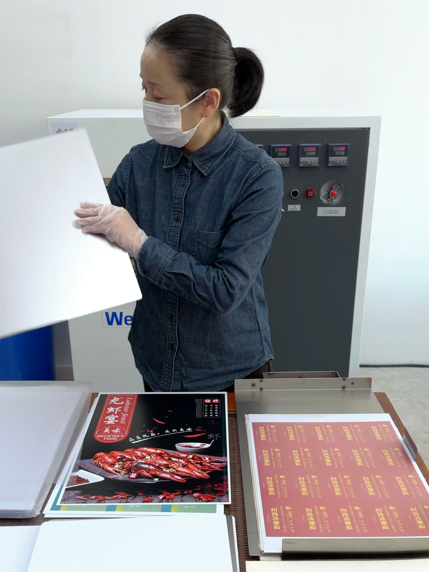 层压卡喷墨激光层压卡胶膜A3材料