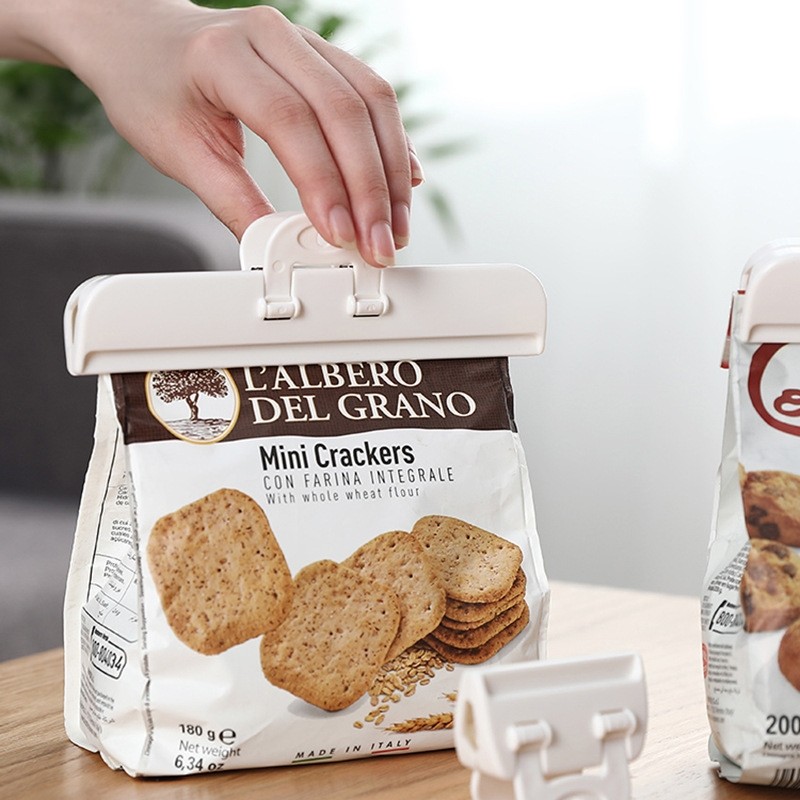 日本零食封口夹家用大号食品零食袋封口夹强力保鲜防潮夹密封神器