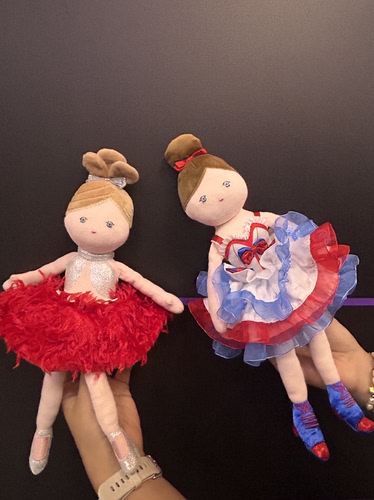 法国红磨坊Moulin Rouge正品芭蕾舞娃娃毛绒玩具玩偶公仔女孩礼物
