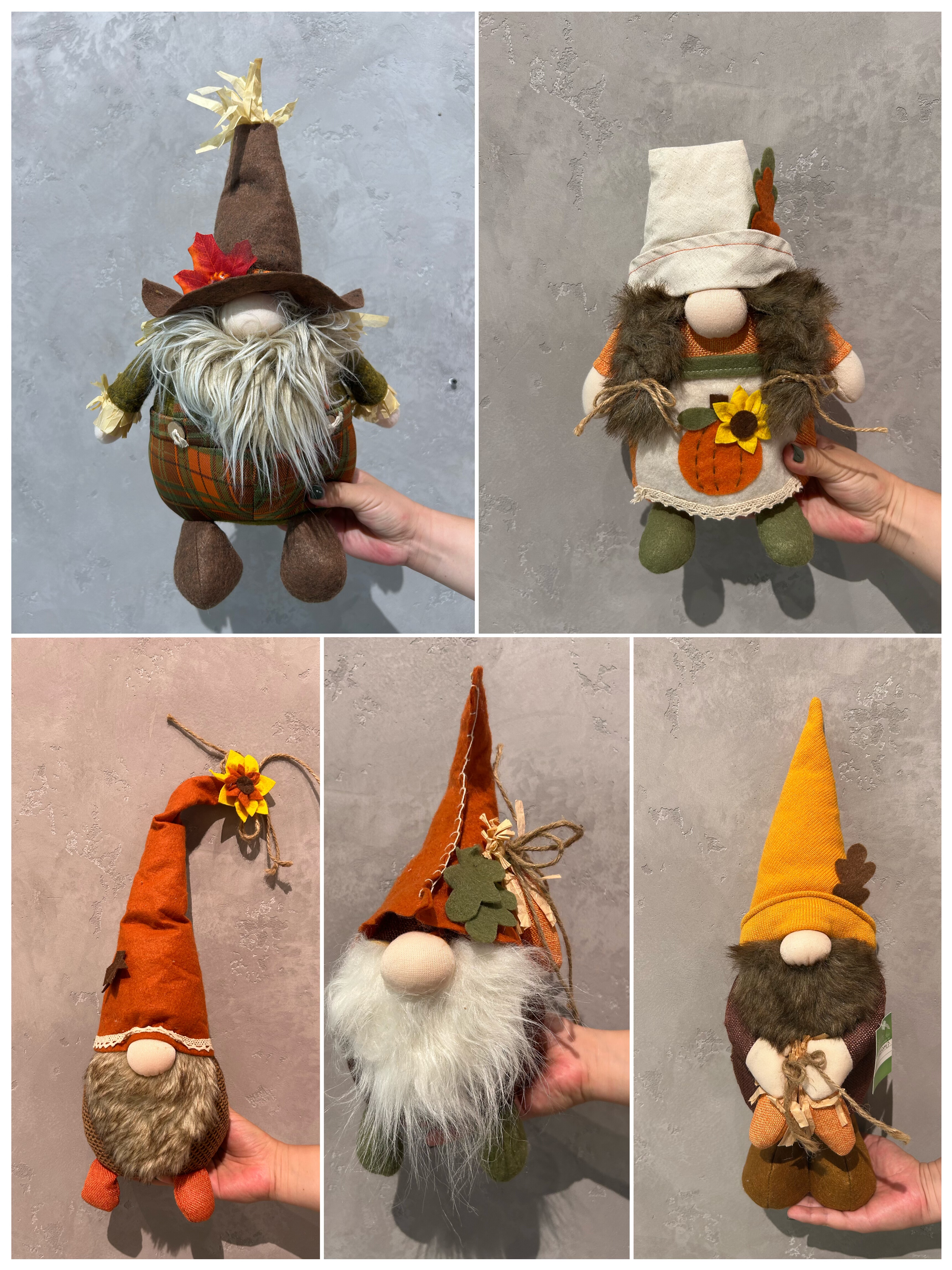 外贸出口可爱复古美式小矮人圣诞节地精毛绒玩具玩偶公仔礼物摆件