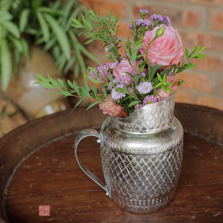 泰国银色异域风情风冷水壶