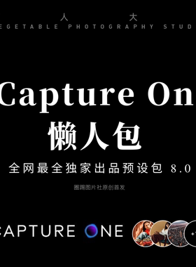 圈踢图片社 CaptureOne 飞思预设 | 植人大树预设懒人包 | 永久