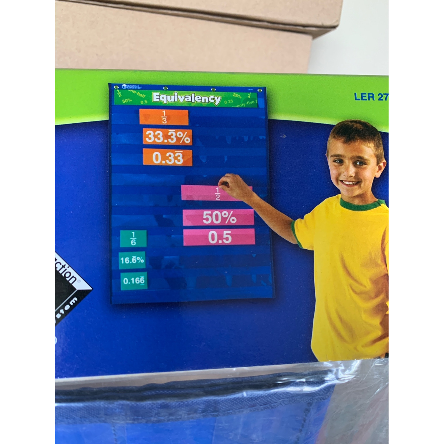 儿童分数百分数小数等量学习教具