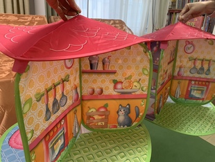 交给孩子TA很会玩！便携娃娃屋卧室厨房旅行玩具幼儿园生日伴手礼