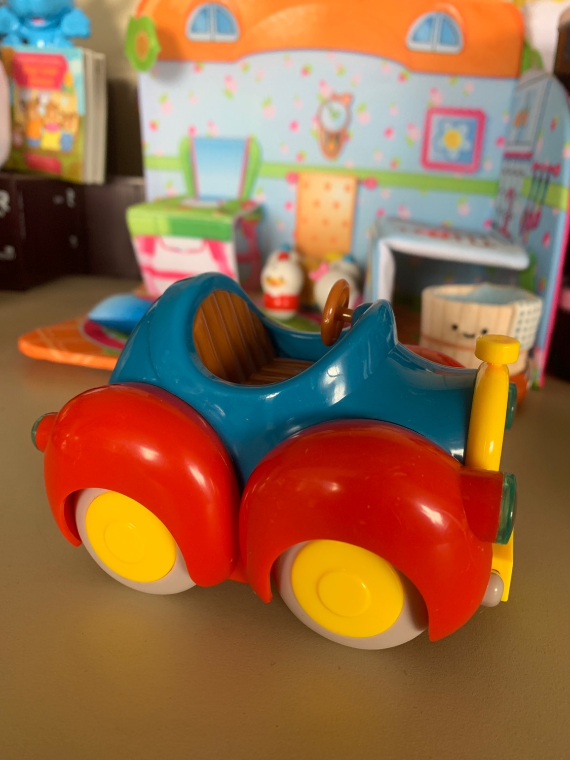 绝版1：43 米老鼠唐老鸭高菲老爷车卡通汽车模型儿童宝宝玩具礼物