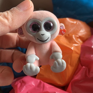 正版植绒玩偶摆件公仔小猴小猫TY大眼睛盲盒隐藏款飞龙大眼豆豆