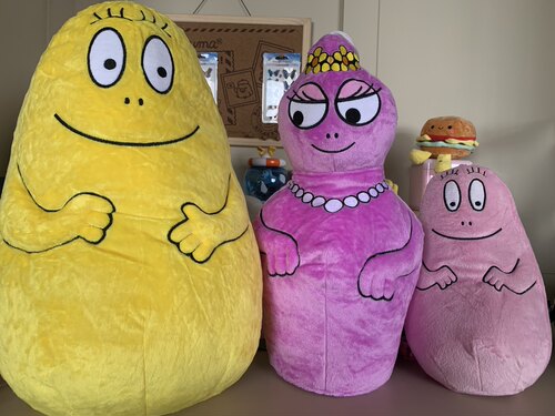 巴巴爸爸barbapapa正版毛绒公仔玩偶儿童房装饰儿童宝宝玩具礼物