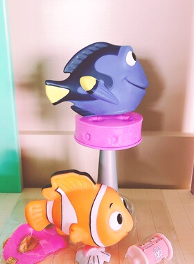 洗澡玩具安全宝宝喜爱的NEMO小鱼小海龟海底总动员出美国玩偶