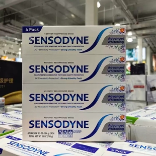 上海Costco开市客SENSODYNE美国舒适达184gx4件防蛀牙抗敏感牙膏