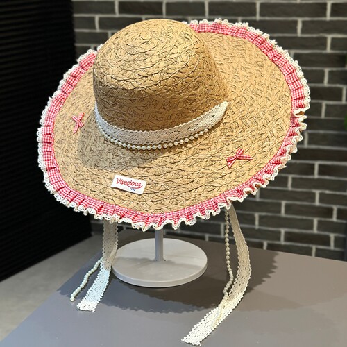 夏季海边度假防晒草帽女遮阳帽