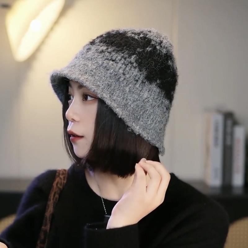 日系复古小众设计款提花针织