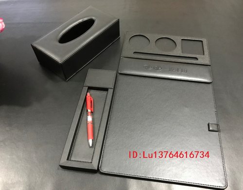 高端定制会议室皮革文件夹写字板
