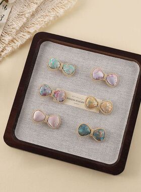 新年热款新中式国风宋锦发夹鸭嘴夹饰品文艺复古过年摆摊小商品