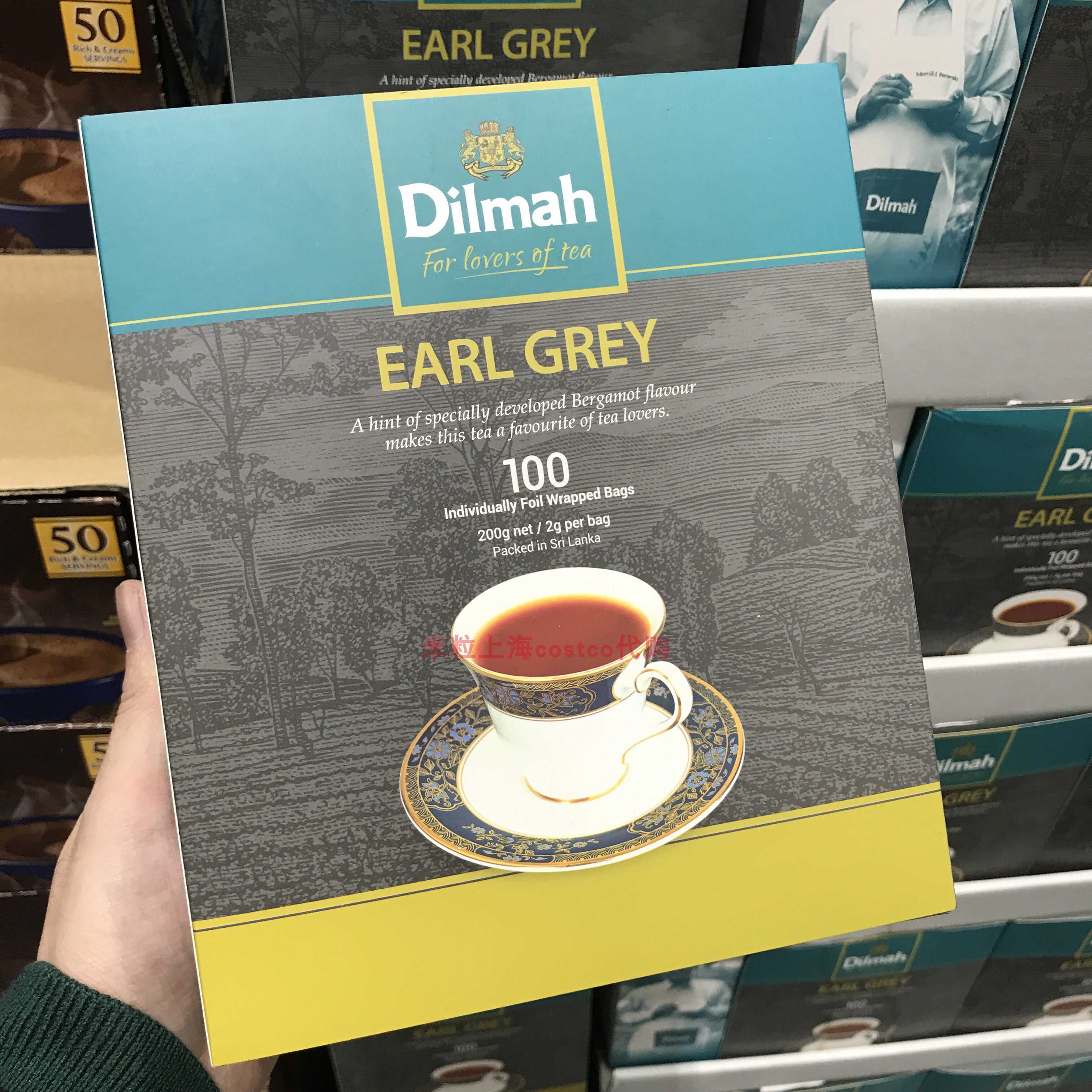 dilmah 迪尔玛伯爵茶茶包2g*100包 上海costco代购开市客