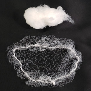 隐形白色发网盘发舞台戏剧彩色假发发包网一元 四个拉开长度50厘米