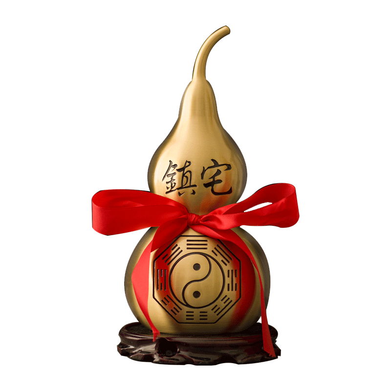 精工铜葫芦空心八卦小号五帝钱