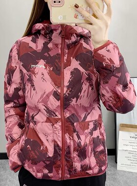 羽绒衣女式双面穿羽绒服防水保暖