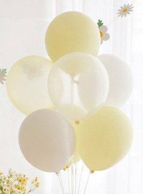 【桌飘】糯唧唧的奶黄色气球宝宝支架展示架展柜实体店生日百天